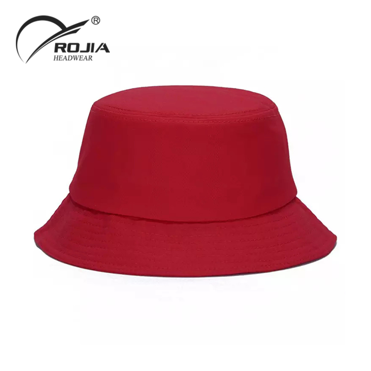 Low MOQ Cheap Bulk Custom Fashion Blank Bucket Hat Cotton Bucket Hat for Adults