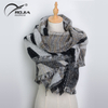 Fashion Print Men Women Cashmere Cotton Knitted Winter Riding Shawl Scarf