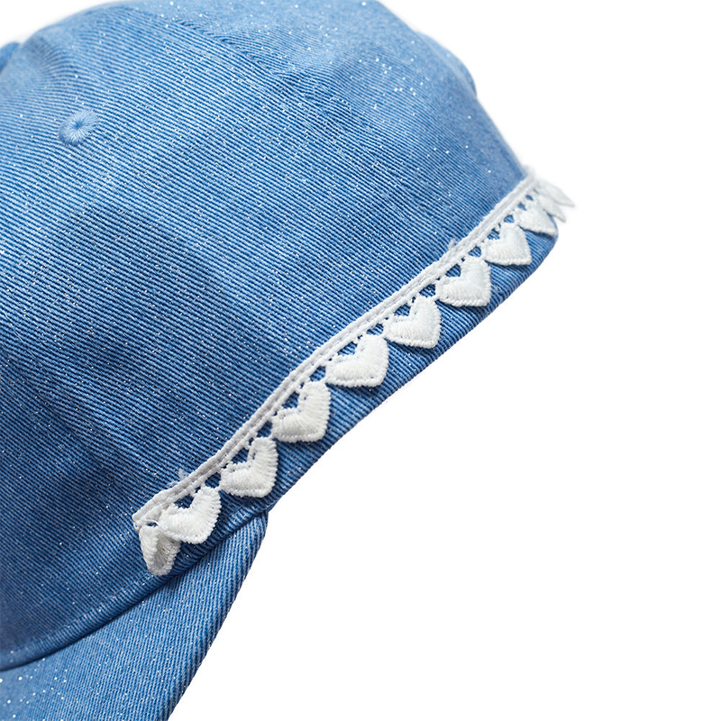 Nice Lade Brim Baseball Caps Love LaceBaseball Cap Hats With Laces