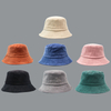 OEM Wholesale 100% Cotton Bucket Hat High Quality Design Custom Logo Embroidery Printed Reversible Bucket Caps for Men Outdoor