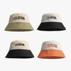 Custom Unisex Embroidery Logo High Quality Dyed Washed Cotton Vintage Solid Color Fisherman Reversible Bucket Hat