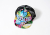 Lovely Baby Children's Baseball Cap Cute Cartoon Logo Design High Quality Dobby Style Puff Printing Metal Buckle Back Closure