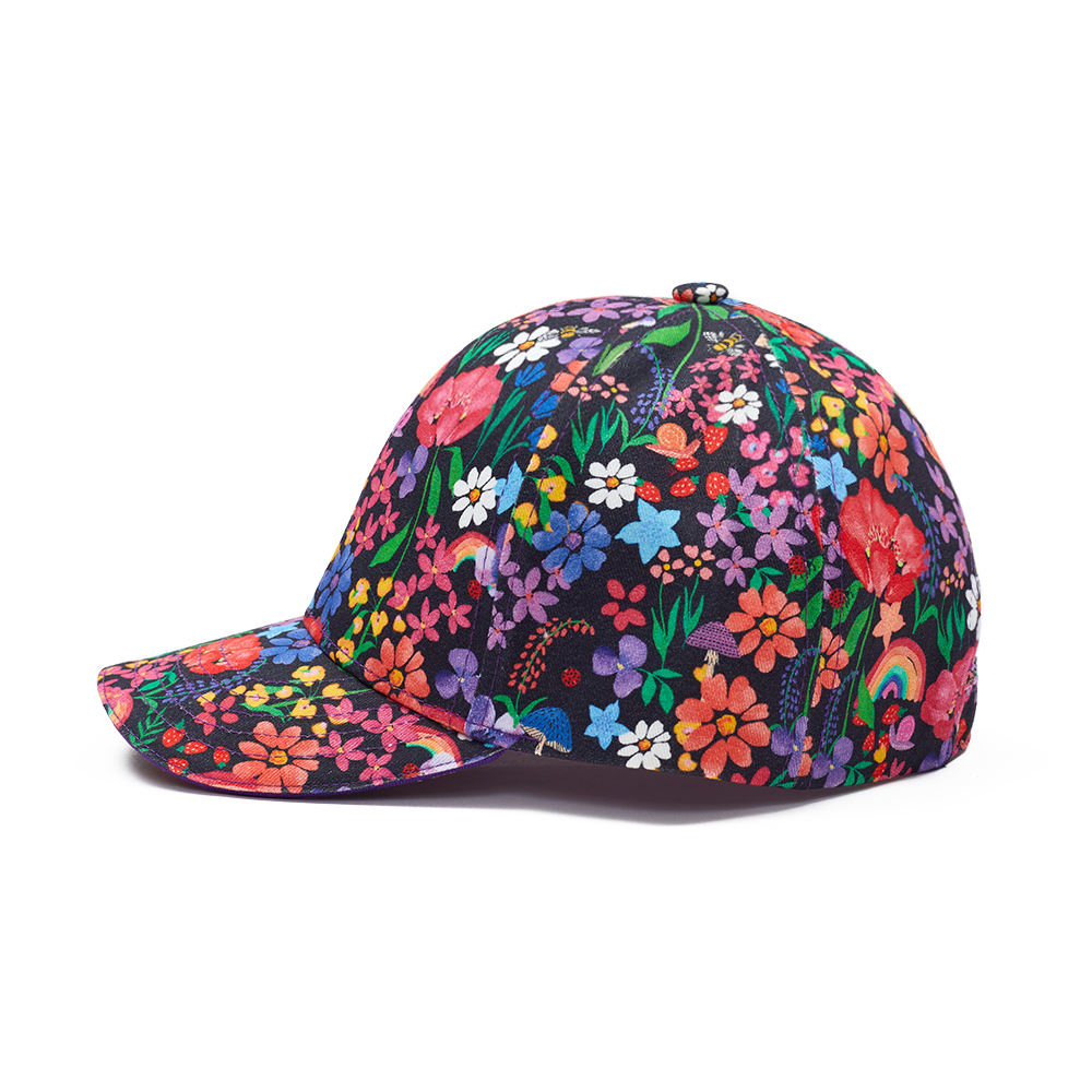 Cute Flower Baseball Hat Floral Hats Fashion Tropical Adjustable Cap for Women Vacation Hiking Cap Floral Casual Baseball Caps