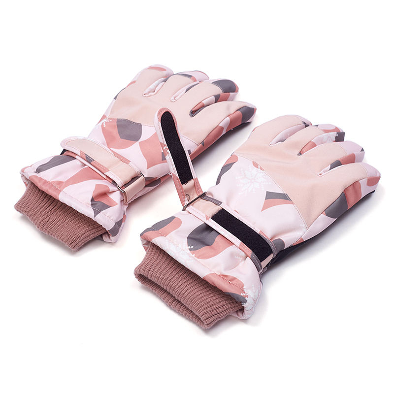 Warm Winter Gloves for Men and Women Skiing Gloves With Split Fingers and Waterproof for Children Waterproof Anti Slip Gloves