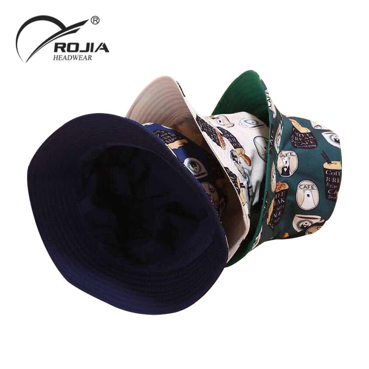Fashion Custom Printed Plain Bucket Hat Wholesale