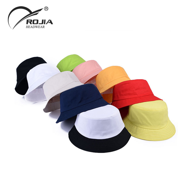 Low MOQ Cheap Bulk Custom Fashion Blank Bucket Hat Cotton Bucket Hat for Adults