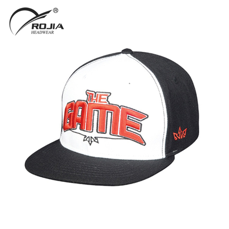 Wholesale Kid Black Plain Snapback Caps And Hats with Custom Brim