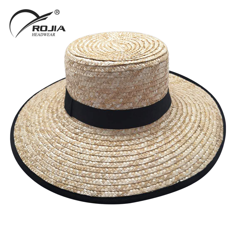 2021 Customise Blank Summer Kids Surf Straw Beach Bucket Hats 