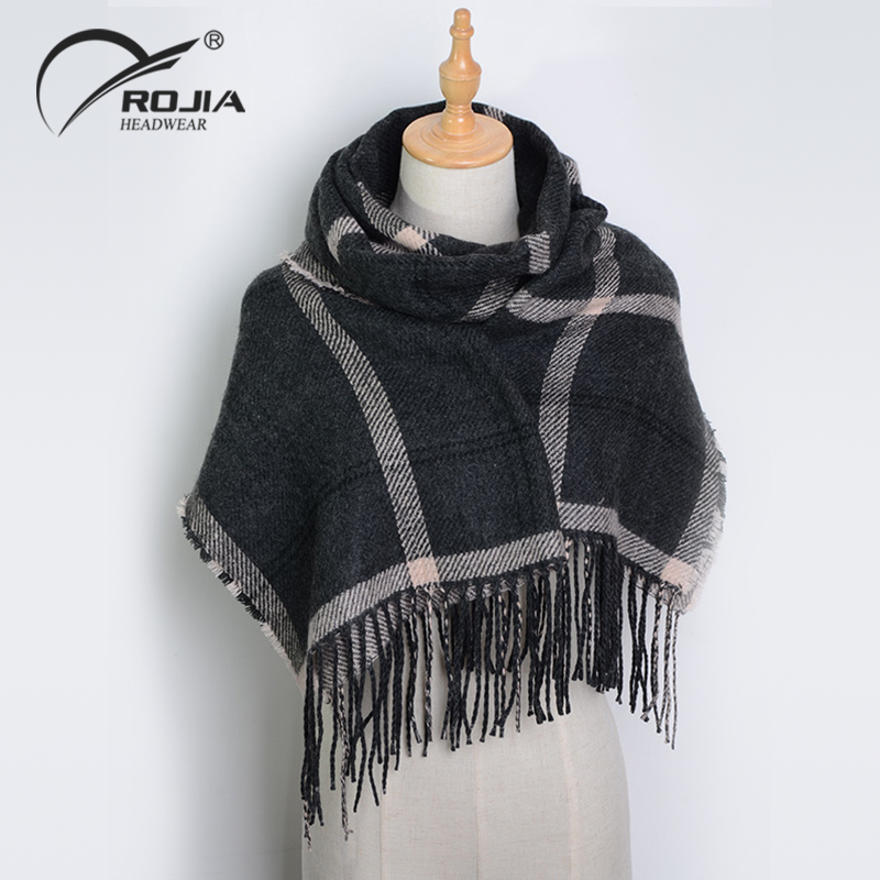 Fashion Print Men Women Cashmere Cotton Knitted Winter Riding Shawl Scarf