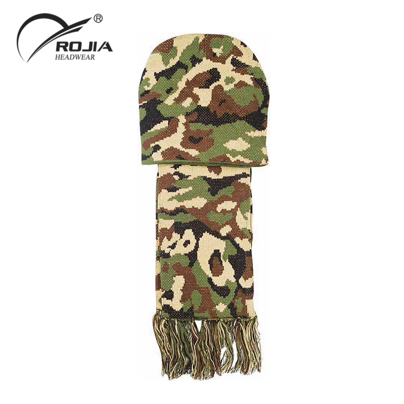 Winter Accessories Knitted Women Kids Ladies Warm Unisex Hats And Scarfs Set