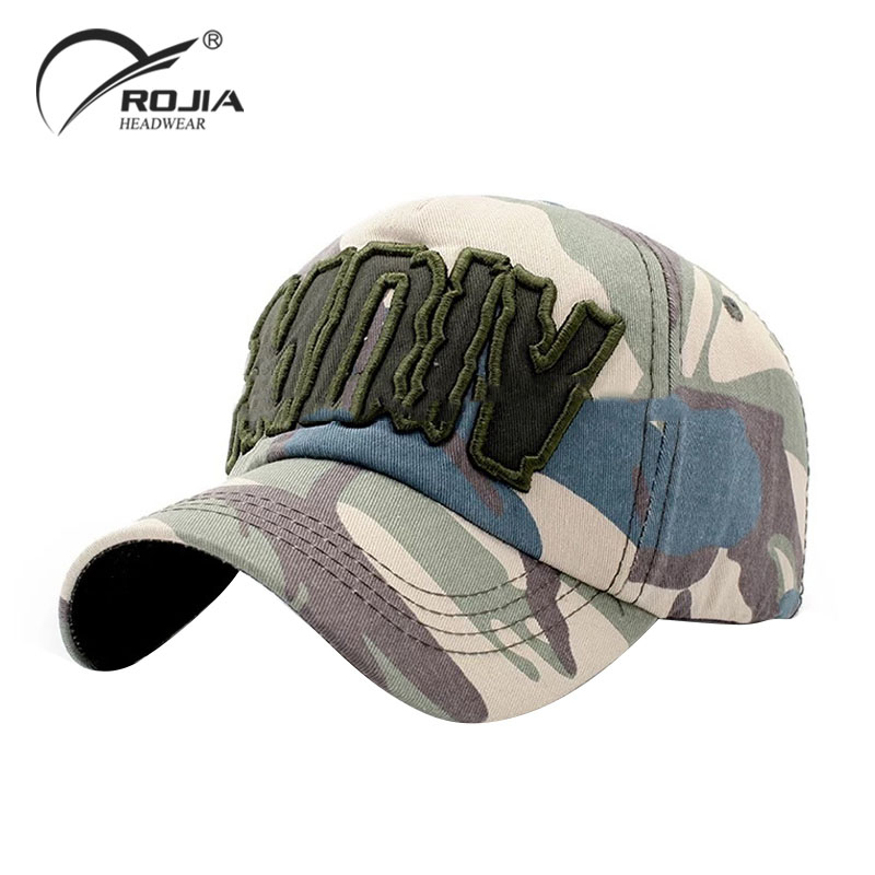 High Quality 3D Embroidery Patch Dark Custom 6 Panel Long Baseball Cap