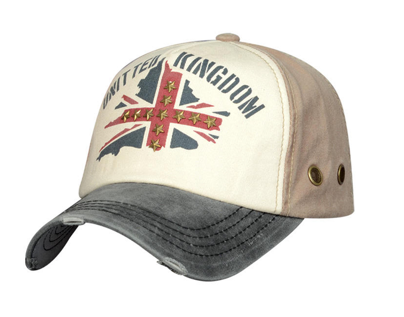 Heavy Process Baseball Cap Fashionable Hand Embroidered Oxford and Poplin Checked Dot Fruit Argyle Style Ball Cap