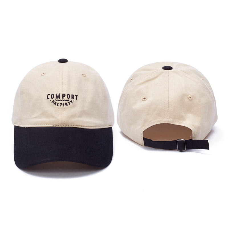 Wholesale High Quality Unstructured Cotton Solid Plain Golf Hat Baseball Cap for Man