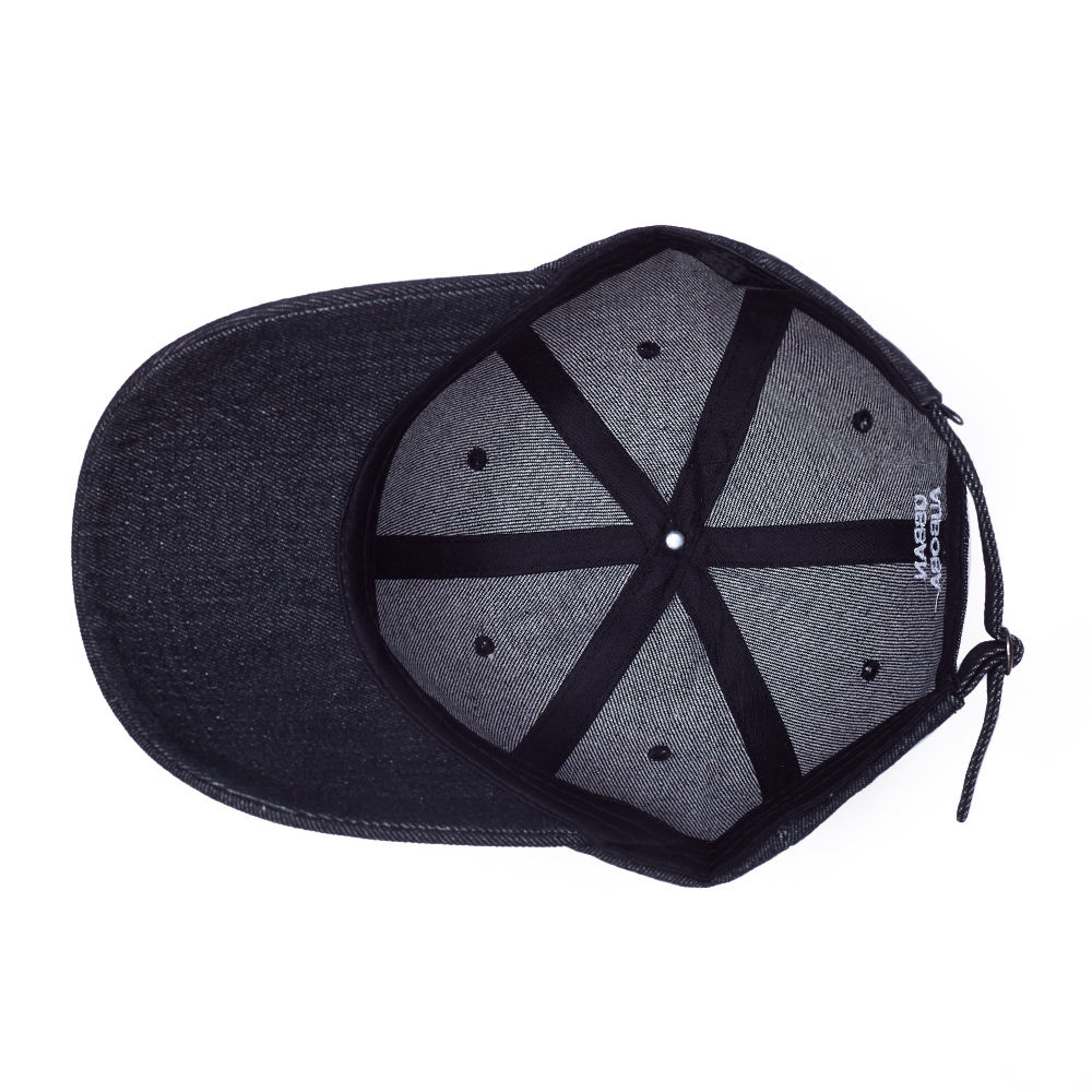 Customised Blue New Blank Plain Curve Brim Cotton Sport Hats 6 Panel Baseball Cap