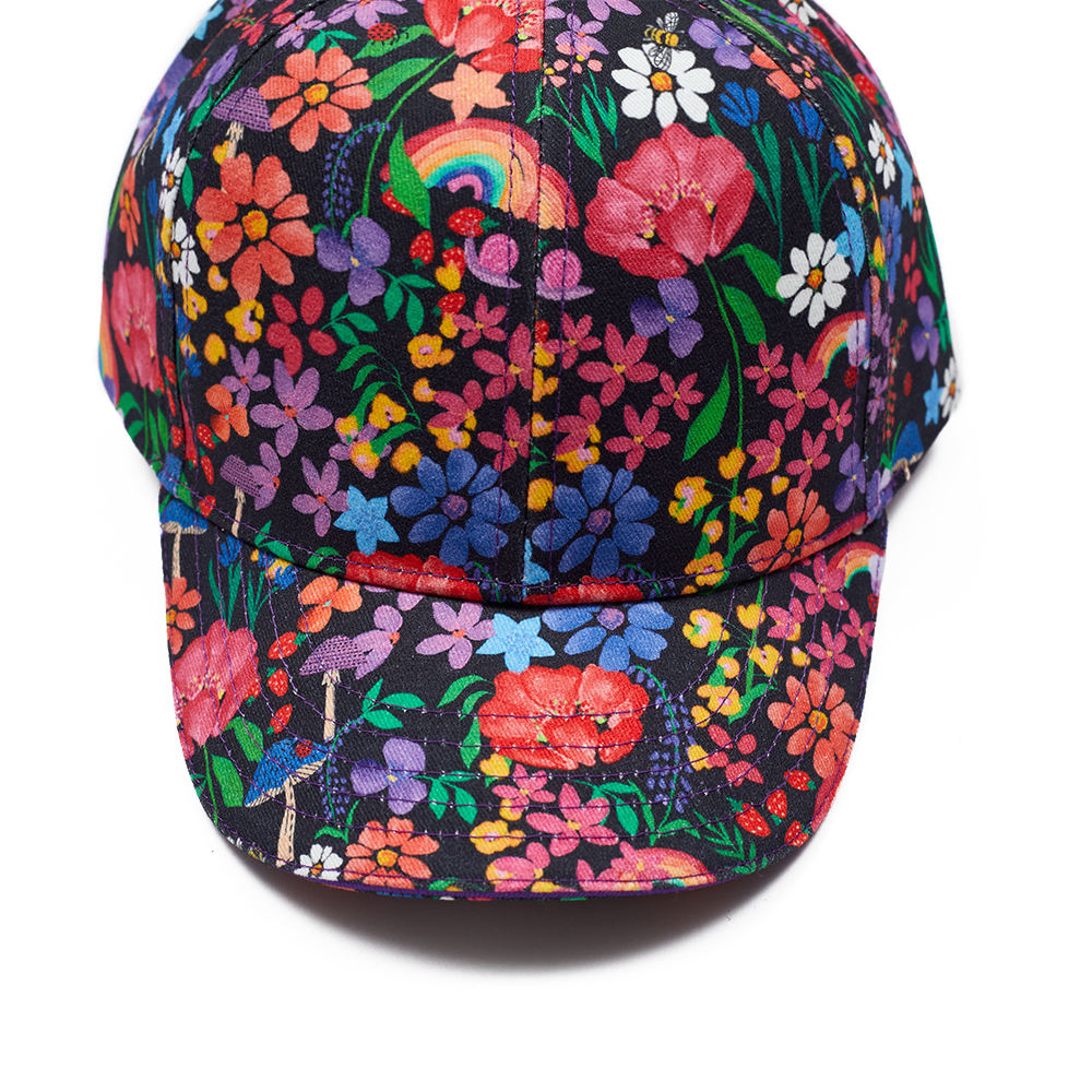 Cute Flower Baseball Hat Floral Hats Fashion Tropical Adjustable Cap for Women Vacation Hiking Cap Floral Casual Baseball Caps