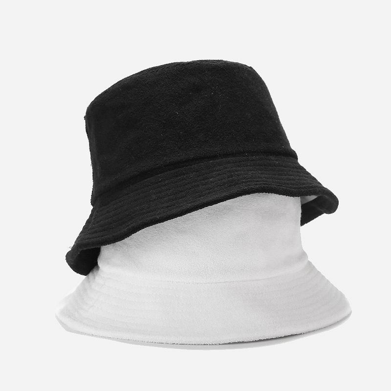 Custom Logo Cotton Solid Color Kids Adult Summer Beach Sun Visor Caps Bulk Unisex Blank Plain Bucket Hats Fisherman Hat