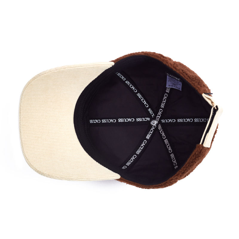 Fashion Pure Color Cozy Fur Wool Snapback Caps Winter Thicken Warm Plush Fuzzy Fluffy Sports Wool Baseball Hat for Women