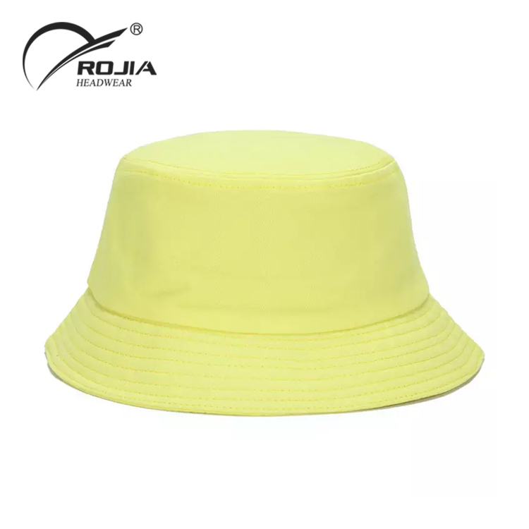 Low MOQ Cheap Bulk Custom Fashion Blank Bucket Hat Cotton Bucket Hat for Adults