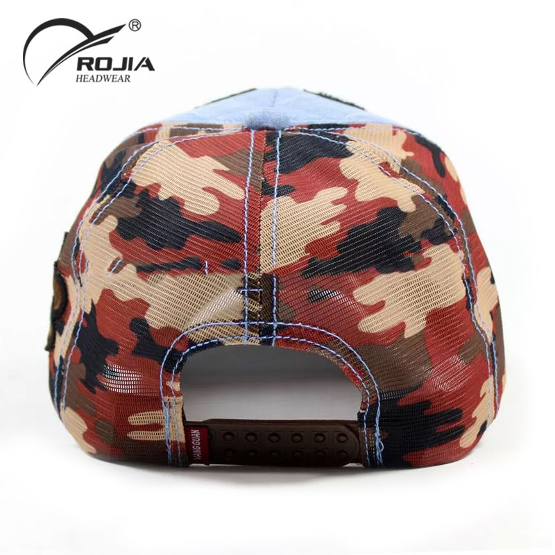 Kids Male Camouflage Cotton Sport Baseball Bump Cap Hats Manufacturers