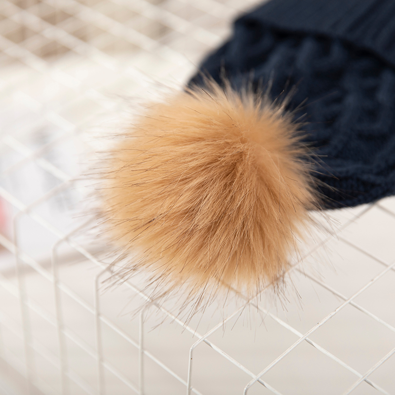 Wholesale Manufactures Comfortable Kids Knitted Hat Beanies Scarf And Beanie Winter For Girls Child Pom Wool Cap