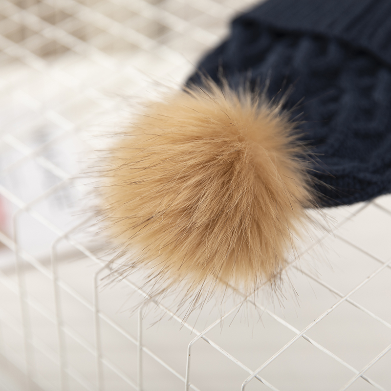 Wholesale Manufactures Comfortable Kids Knitted Hat Beanies Scarf And Beanie Winter For Girls Child Pom Wool Cap