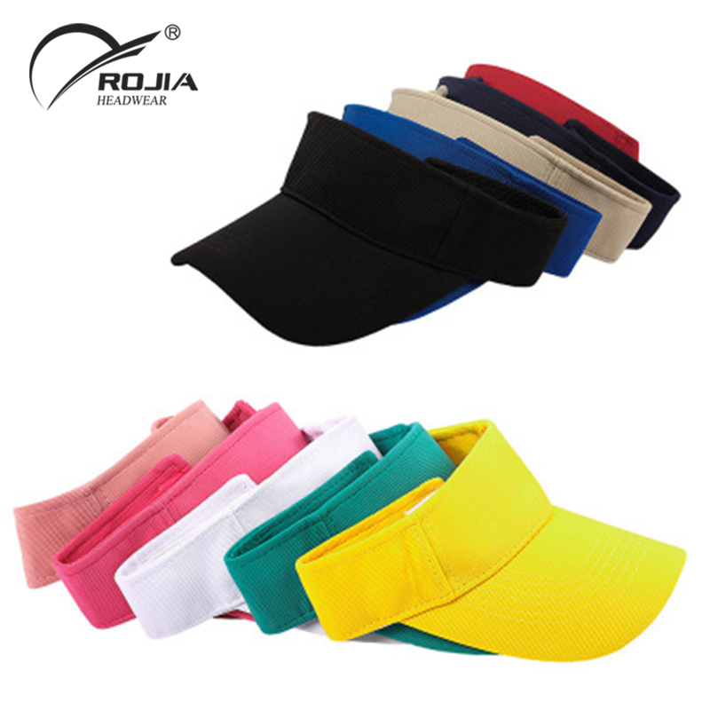 Wholesale Multicolor Protective Empty Top Hat Golf Embroidered Sun Visor Hat