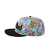 3D Embroidered 5-Panel Hat Flat Bill Printing Cap with Common Fabric Feature