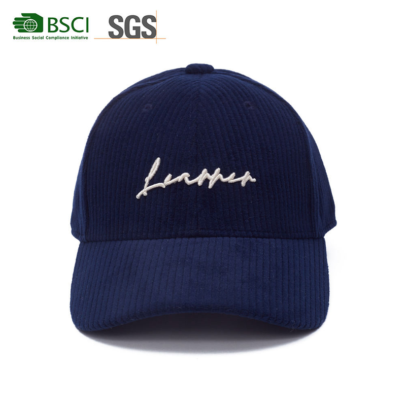 Custom Corduroy Baseball Cap for Men and Women Street Style Sporty Design for Spring and Autumn