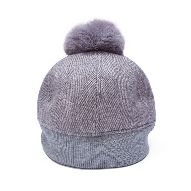 Autumn New 3D Letter Embroidery Baseball Cap Outdoor Windproof Casual Cap with Pom Dobby and Argyle Pattern Oxford Fabric