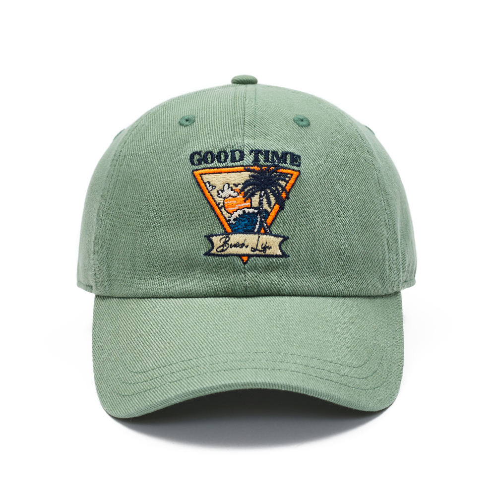 Middle Crown OEM Structured 6 Panel Cap Cotton Sports Baseball Cap Gorras 3D Puff Embroidery Brown Custom Two Tone Color Hat