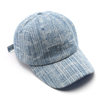 Custom Wash Vintage Distressed Adjustable Denim Jean Unstructured Cotton Baseball Cap Dad Hats