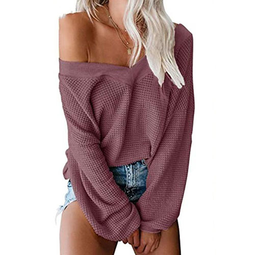 How to match knitted sweater