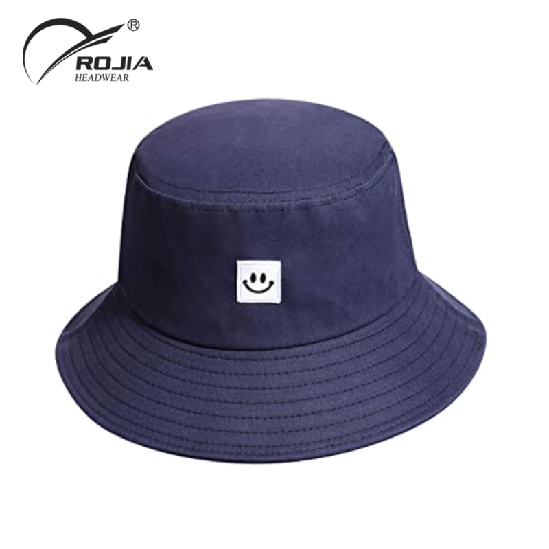 Custom Bulk Printed Unisex Plain White And Pink Bucket Summer Hats for Woman