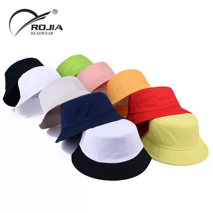 Low MOQ Fashion Blank Bucket Hat Cotton Bucket Hat