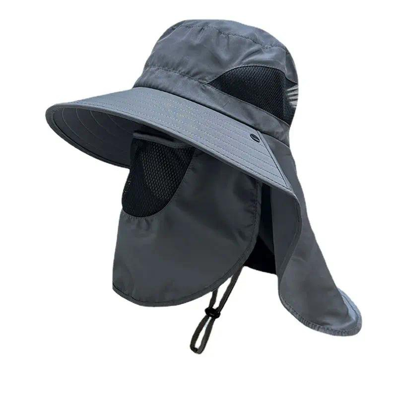 Sun Protection Bucket Hat Man Fishing Fisherman Bucket Hats Cap With Neck Flap