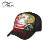 Outdoor Sunshade Mesh Snapback Caps Baseball Ponytail Full Mesh Trucker Cap With Sequins