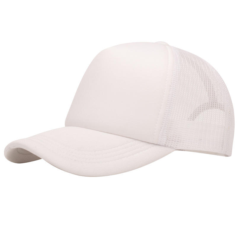 Wholesale 5 Panel Cotton Mesh Trucker Hat Custom Logo Printed Hip Hop Casquette Baseball Sports Cap Y2K Style for Beach Wear