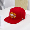 Custom Fashion 100% Cotton Snapback Cap Hats With Custom 3D Embroidery logo All Cover Side Logo