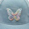 Women Butterfly Patch Baseball Cap Cute Retro Fashion Trendy Butterfly Patch Baseball Cap Outdoor Travel Sports Hat