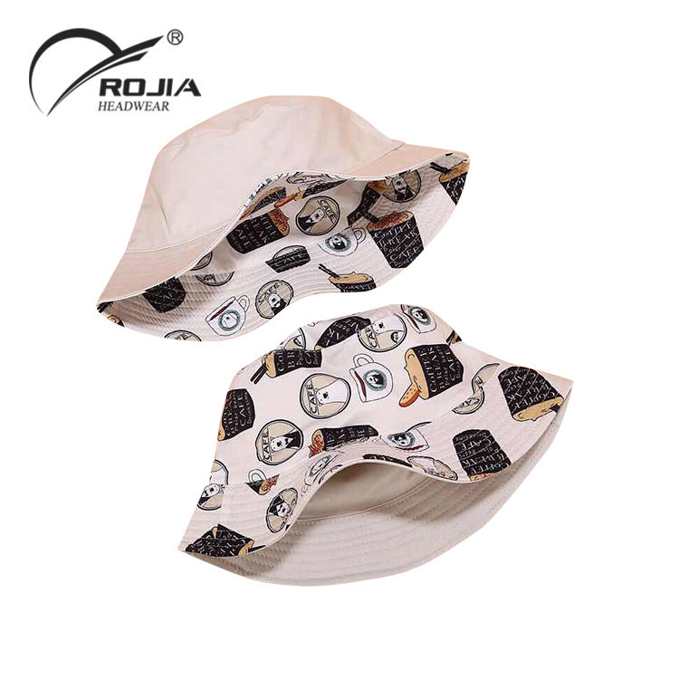 Fashion Custom Printed Plain Bucket Hat Wholesale
