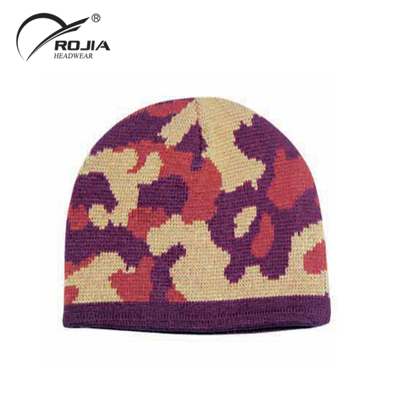 Winter Handmade Baby Kids Cotton Crochet Elastan Knitted Cap Hat for Children