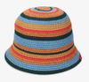 2022 Women Multicolor Winter Warm Bucket Hat Fashion Knitted Hats Solid Color Warm Fashion Ladies Knit Crochet Cap