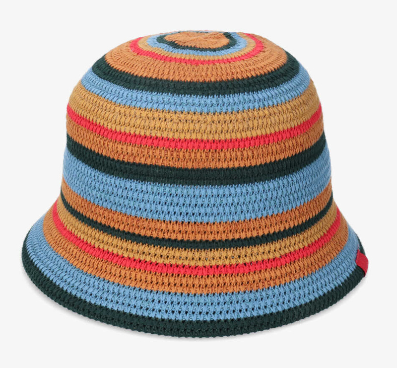 2022 Women Multicolor Winter Warm Bucket Hat Fashion Knitted Hats Solid Color Warm Fashion Ladies Knit Crochet Cap