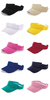 Wholesale Multicolor Protective Empty Top Hat Golf Embroidered Sun Visor Hat