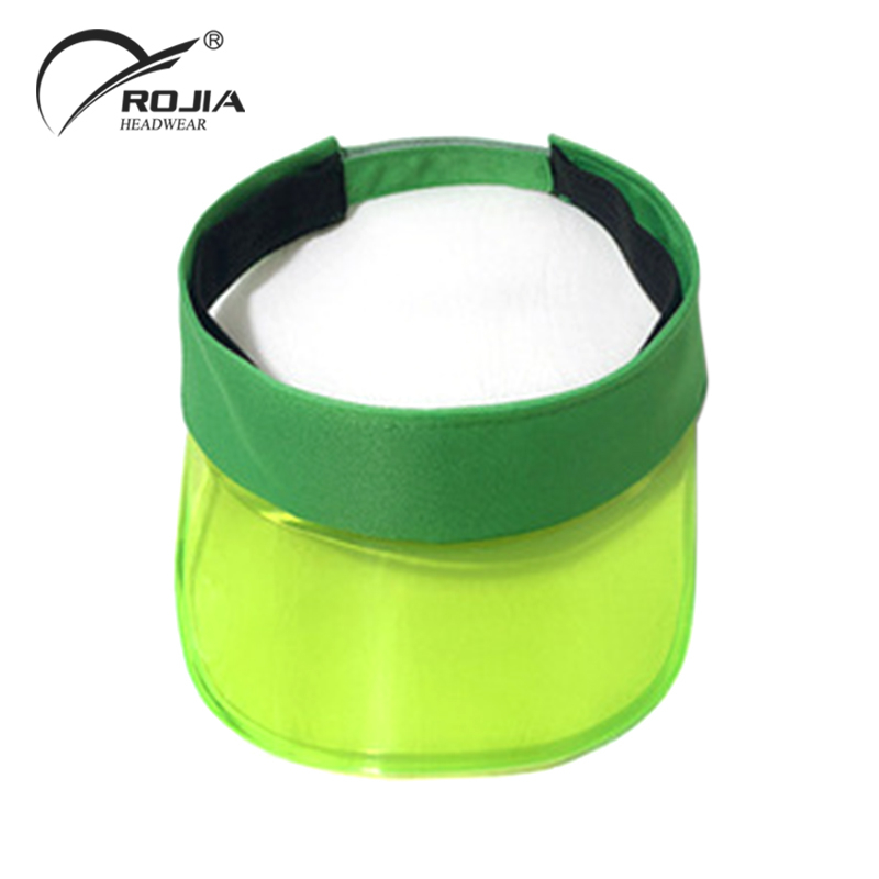 High Quality Adult Sun Hat Caps Green Multicolor Cotton Protective Sun Visor with Custom Logo 