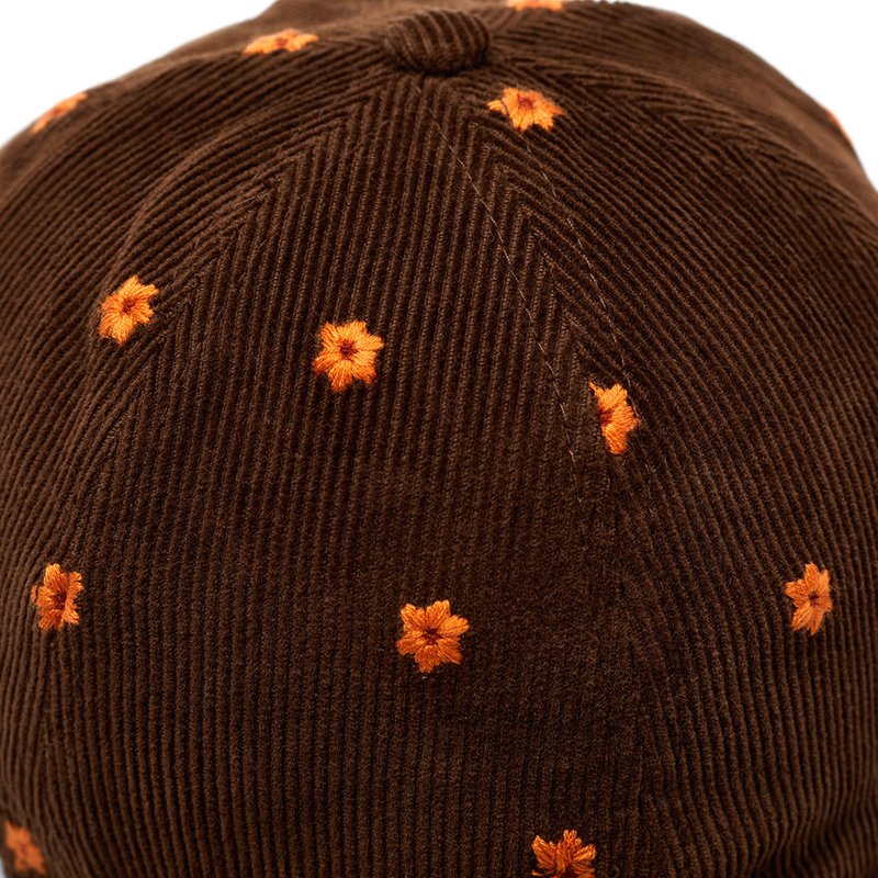 Vintage Corduroy 3D Letter Embroidered Baseball Cap Personalized Soft Top Corduroy Curved Brim Baseball Cap