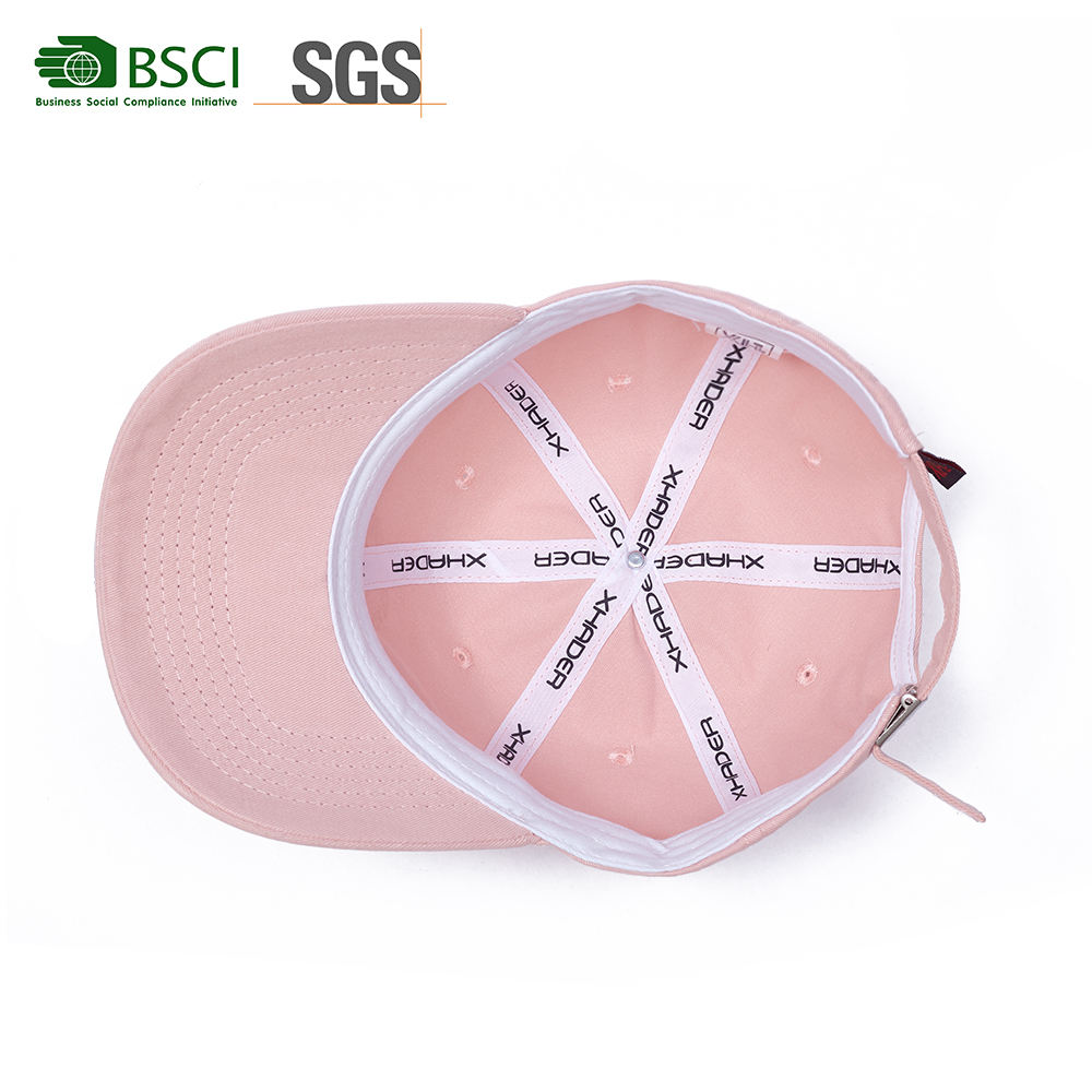 100% Cotton Sporty Skateboarding Hat Custom Printed Baseball Cap with Leopard Checkered Dot Fruit Patterns Oxford Poplin Fabric