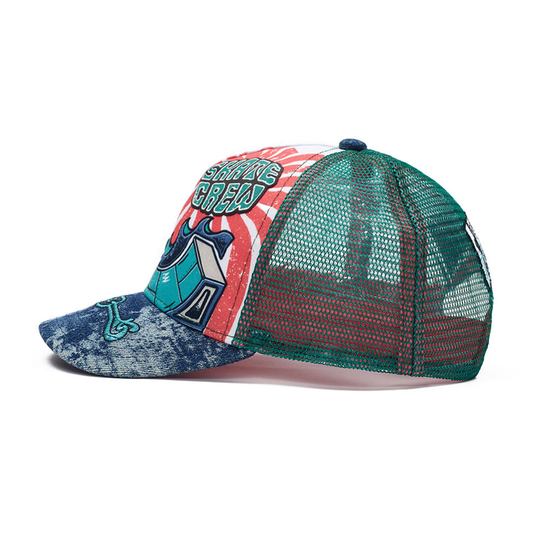 High Quality Custom Printed Logo 100 Polyester Truck Mesh Cap 3d Puff Print 3D Embroidered logo Foam Trucker Hats