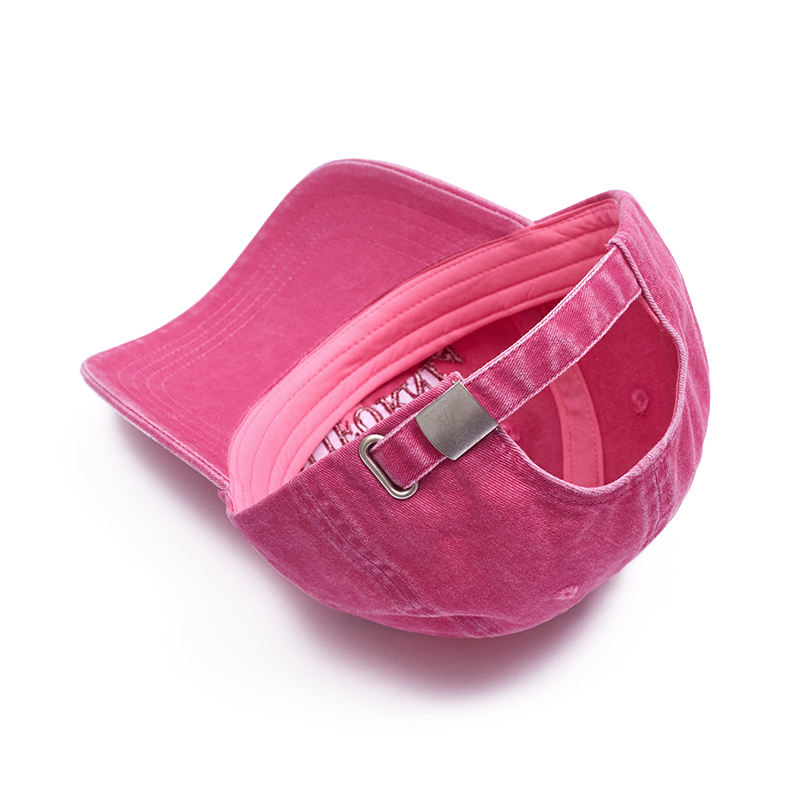 Unisex Distress Street Baseball Caps for Women and Men 6 Panels Cotton Embossed Printing Autumn and Winter Students' Style