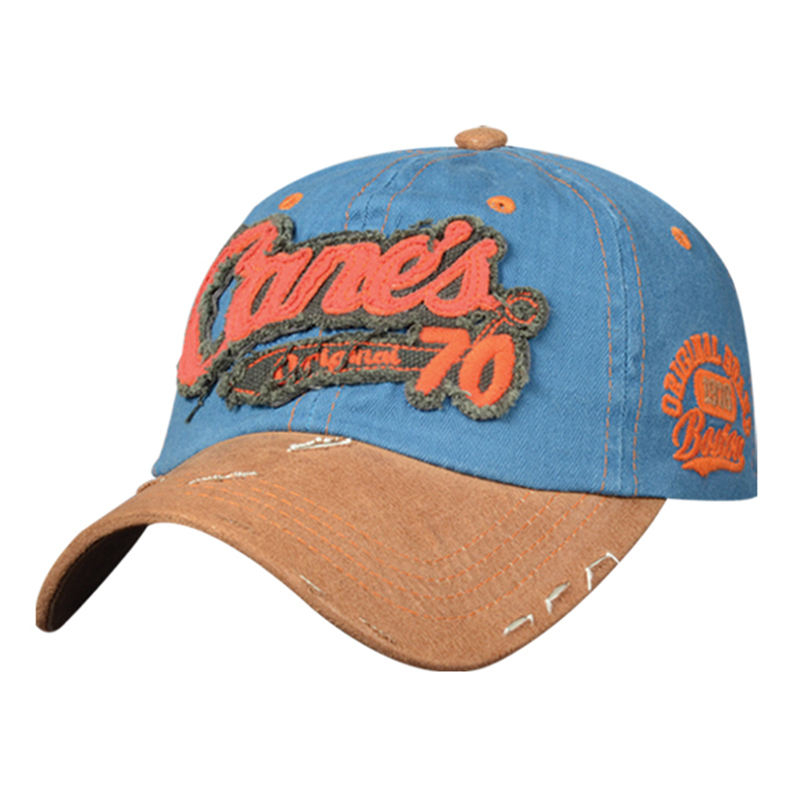 Custom 6 Panel Logo Dad Hats for Men Hand Embroidery with Puff Printing and Checkered Pattern